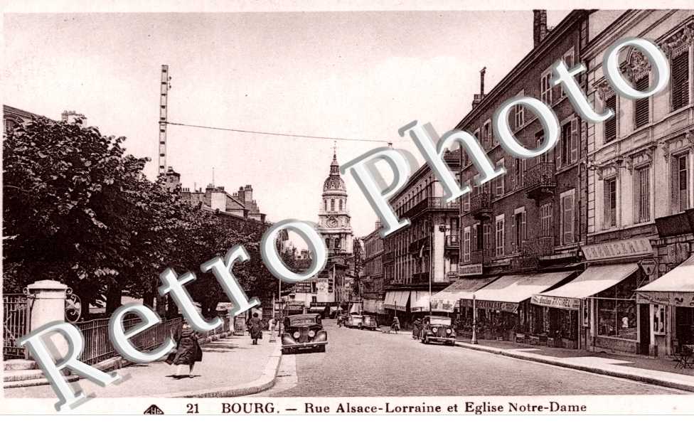Rue d'Alsace-Lorraine et Eglise Notre Dame