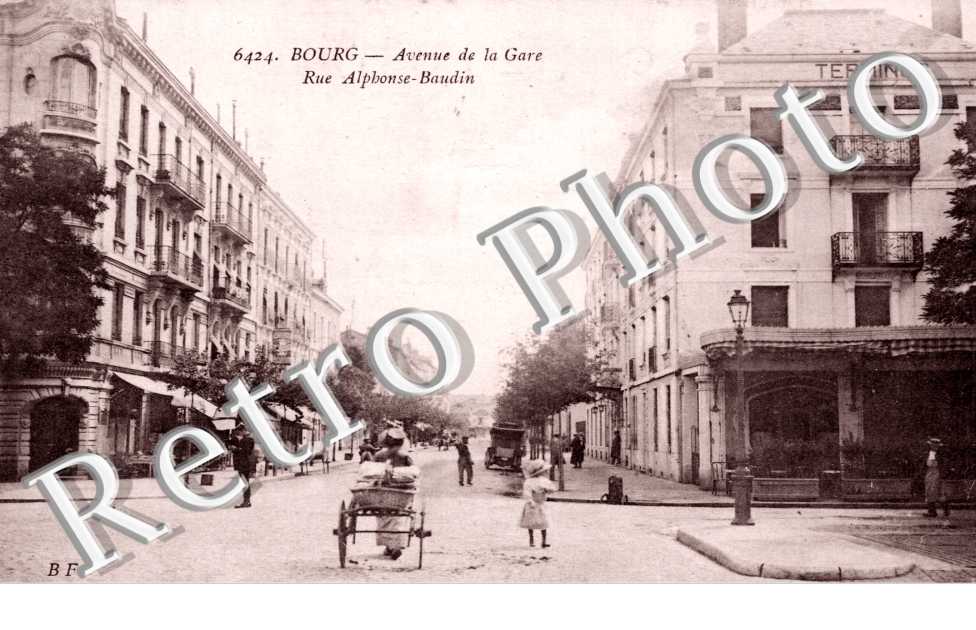 Avenue de la gare - Rue Alpjonse-Baudin