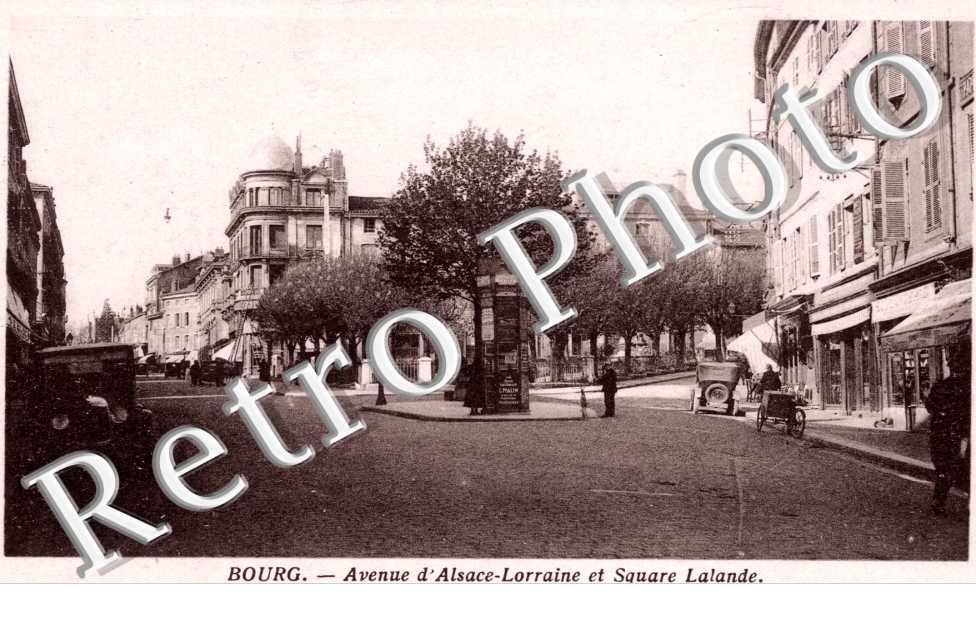 Avenue d'Alsace Lorraine et Square Lalande