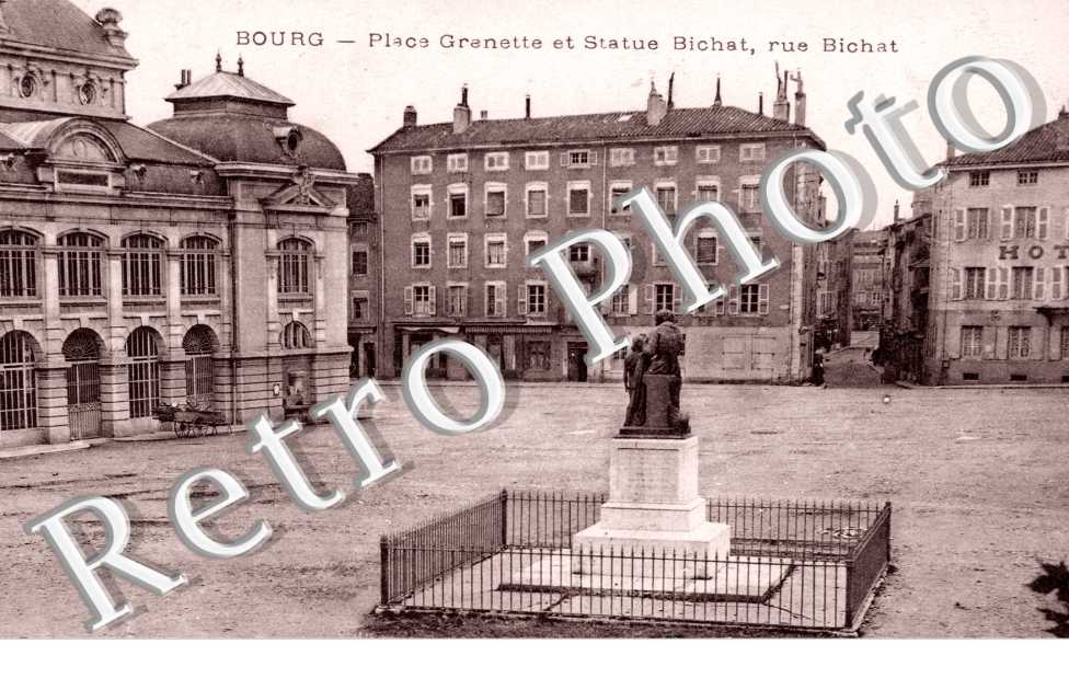 place Grenette et statue Bichat