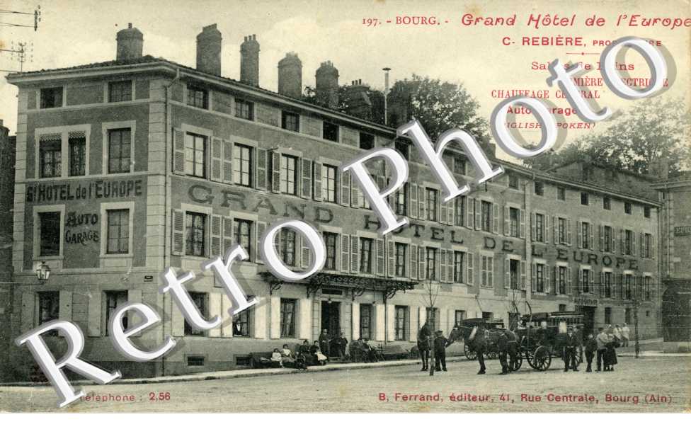 Grand Hotel de l'Europe  Rebiere proprietaire