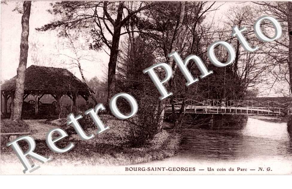 BOURG SAINT GEORGES  un coin du parc