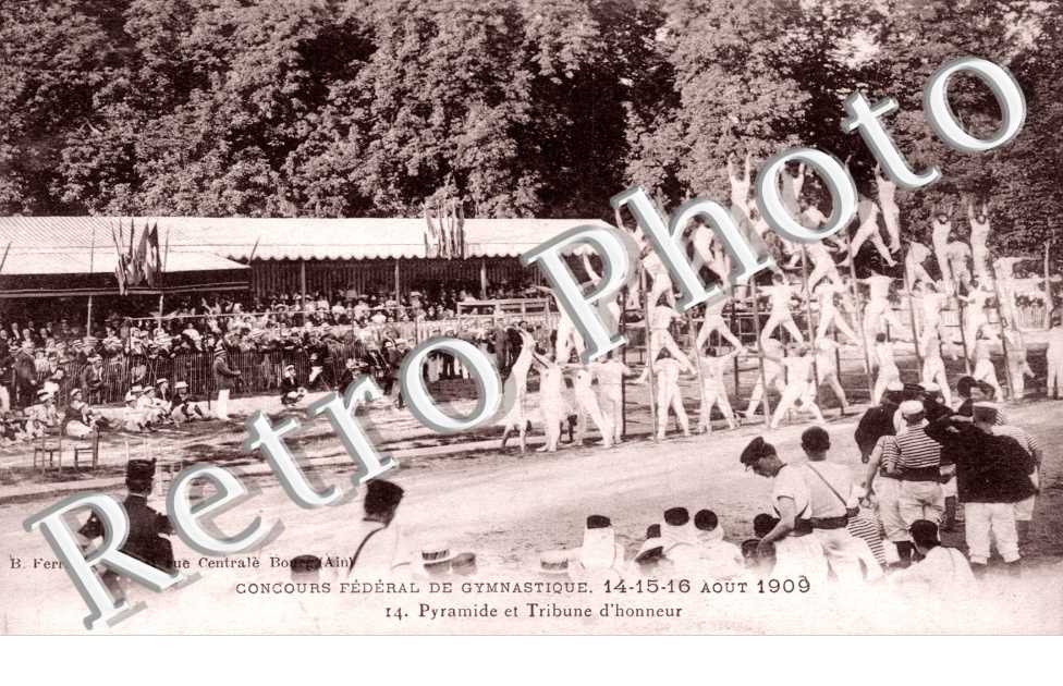 Concours federal de gymnastique de 1909 - Pyramide