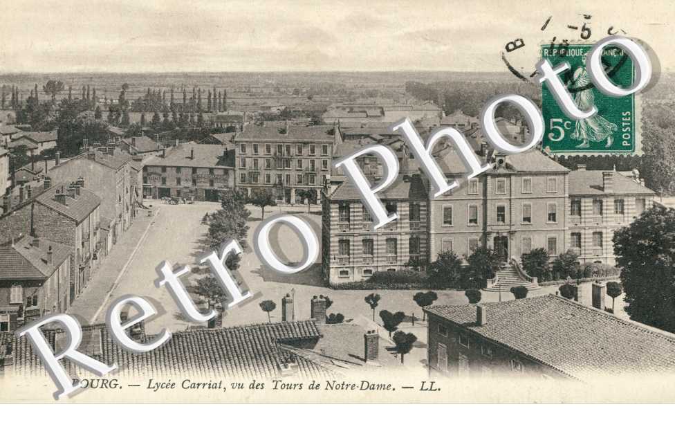 lycee Carriat, vue des tours de Notre Dame