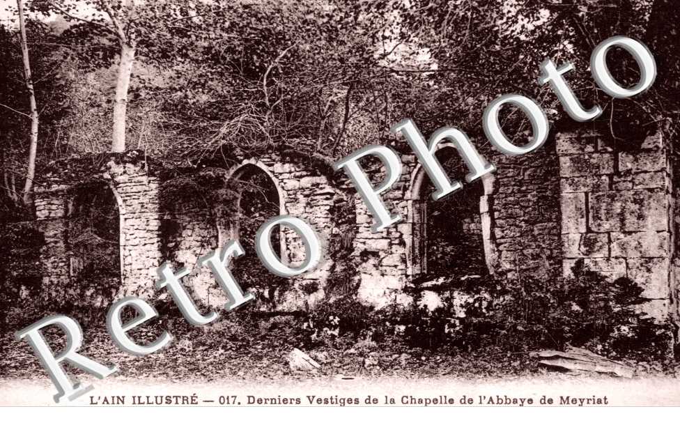 Derniers vestiges de la chapelle de l'abbaye de Meyriat