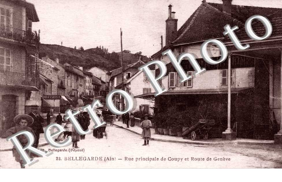 Rue principale de Coupy et route de Geneve