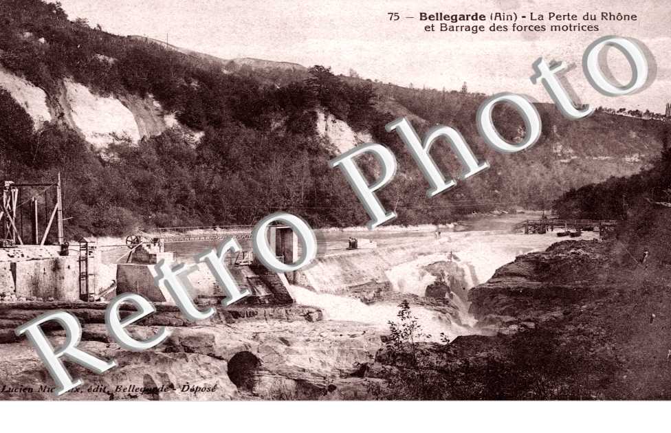 La Perte du Rhone et barrage des forces motrices