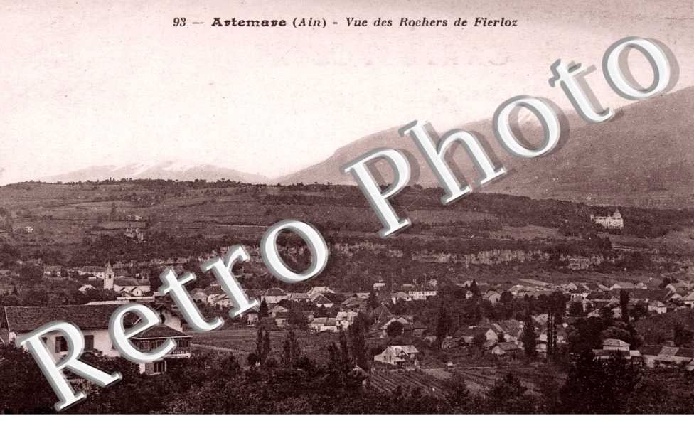 Vue des rochers de Fierloz