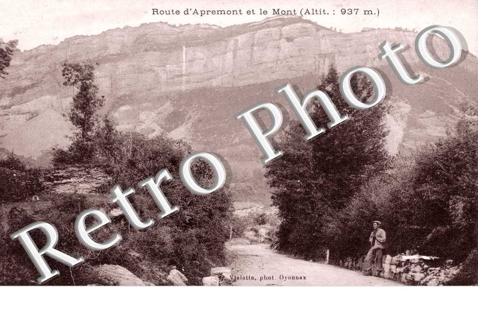 Route d'Apremont et le Mont