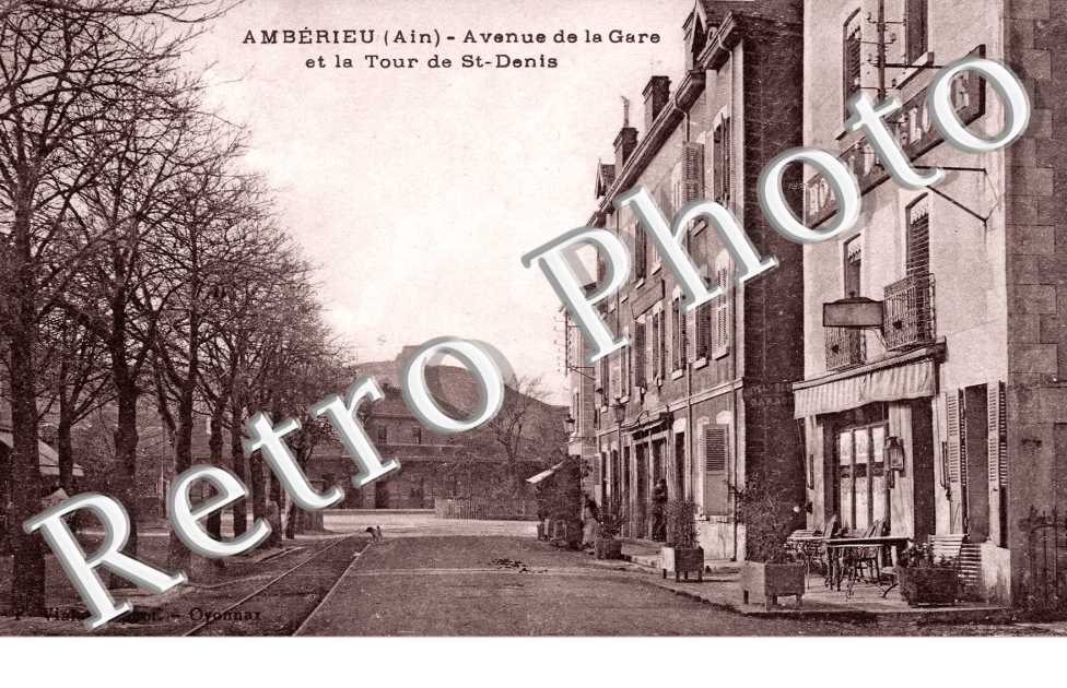 Avenue de la Gare et la Tour St Denis