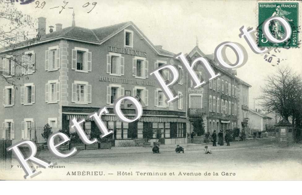 Hotel Terminus et Avenue de la Gare