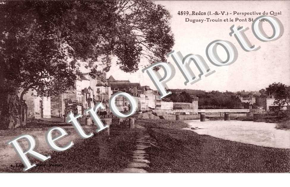 quai Duguay Trouin et le Pont Saint Nicolas