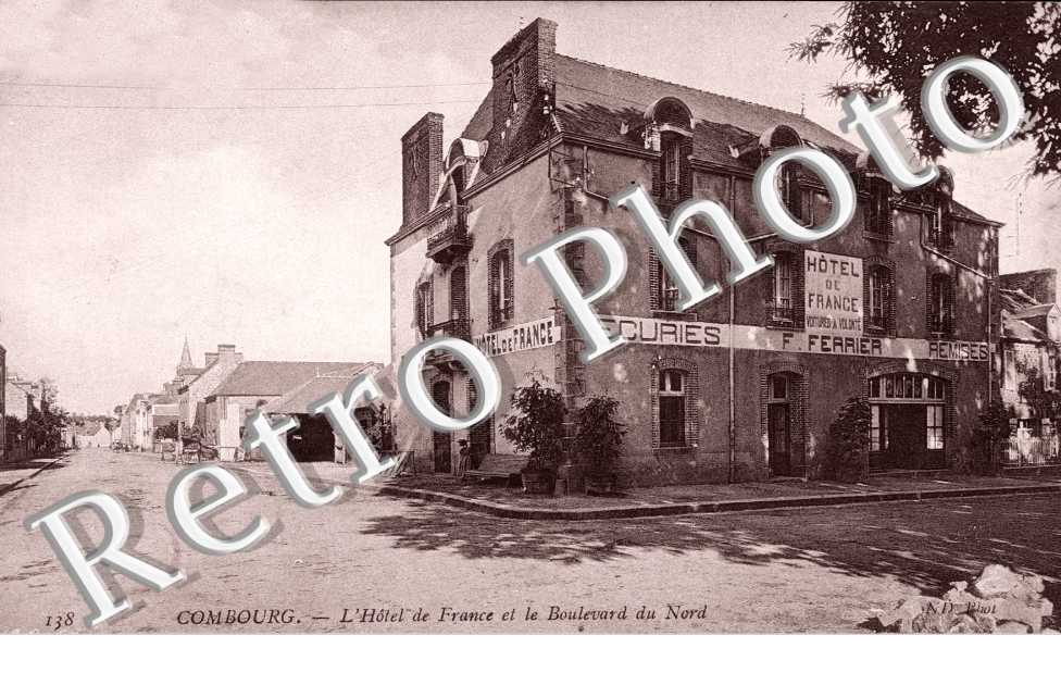l'Hotel de France et le Boulevard du Nord