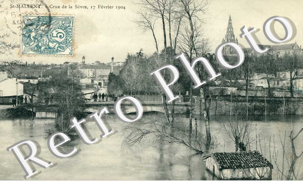 la Crue de la Sevre, le 17 fevrier 1904
