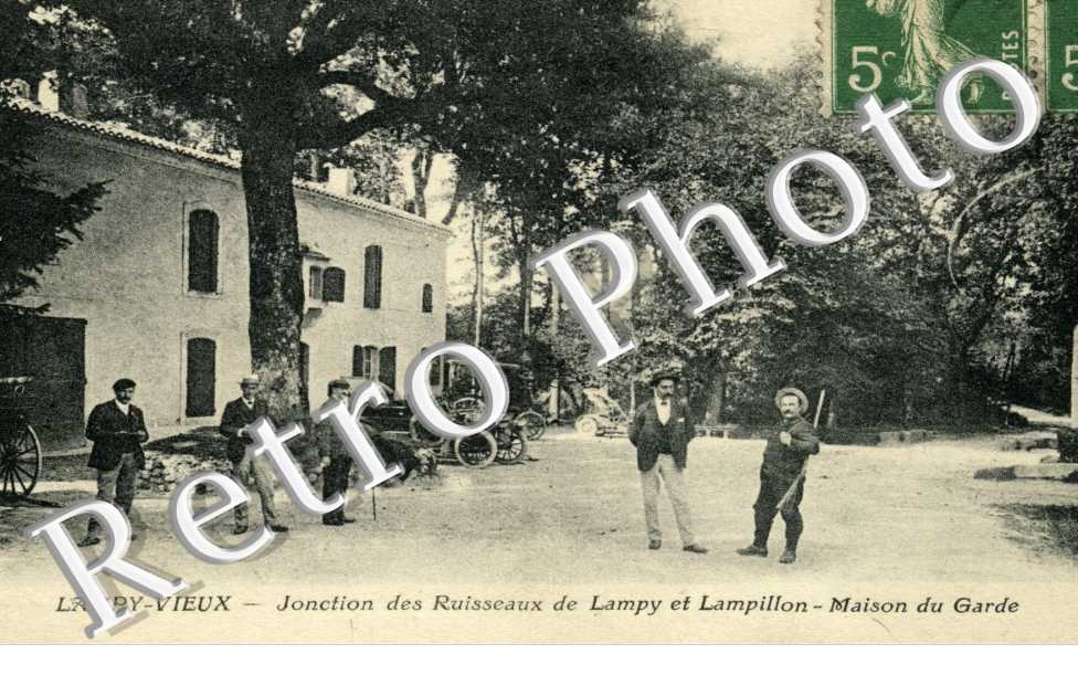 Jonction des ruisseaux de Lampy et Lampillon - Maison du garde