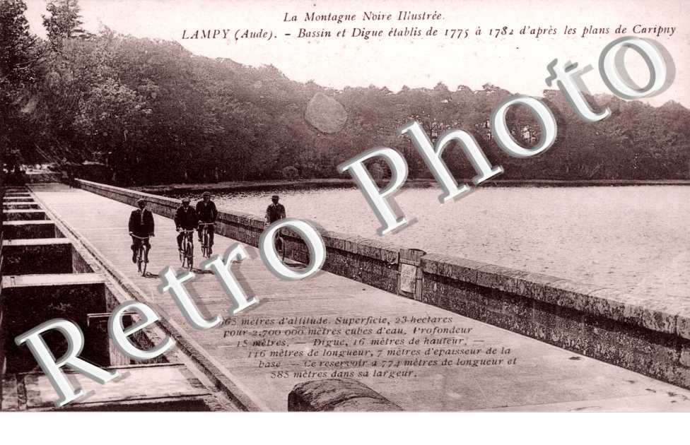 Bassin et Digue etablis de 1775 a 1782 d'apres les plans de Caripny