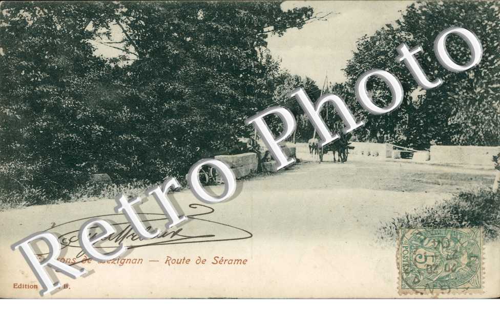 route de serame - environs de lezignan