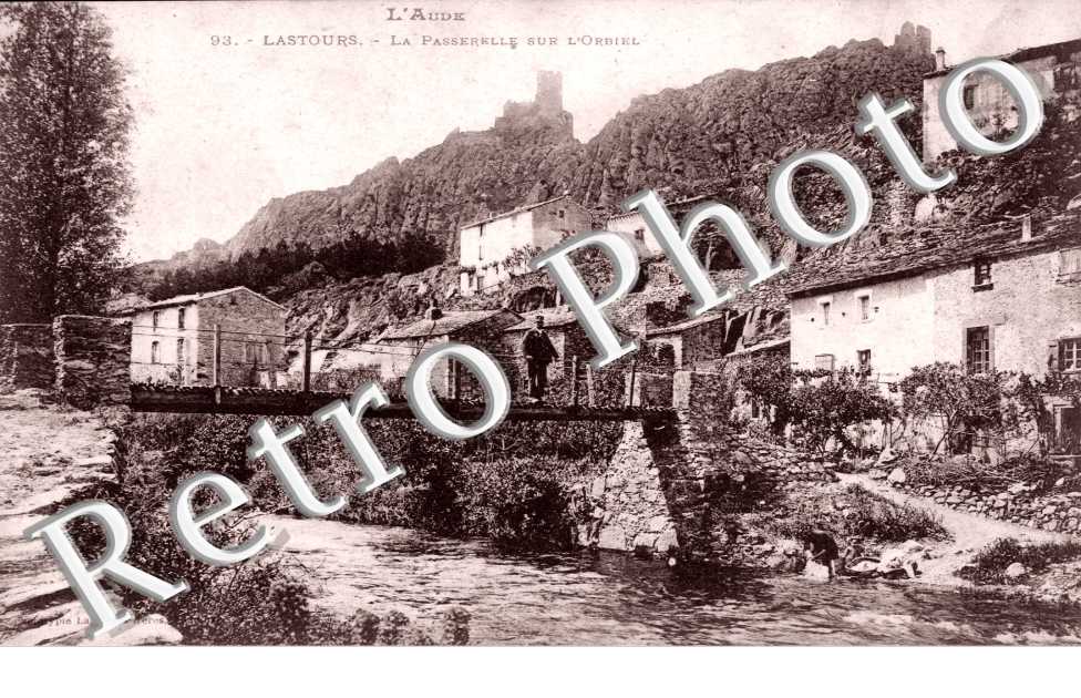 la passerelle sur l'Orbiel