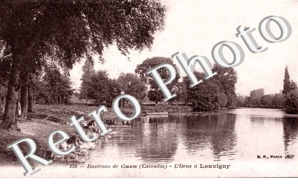 Environs de Caen. l'Orne a Louvigny