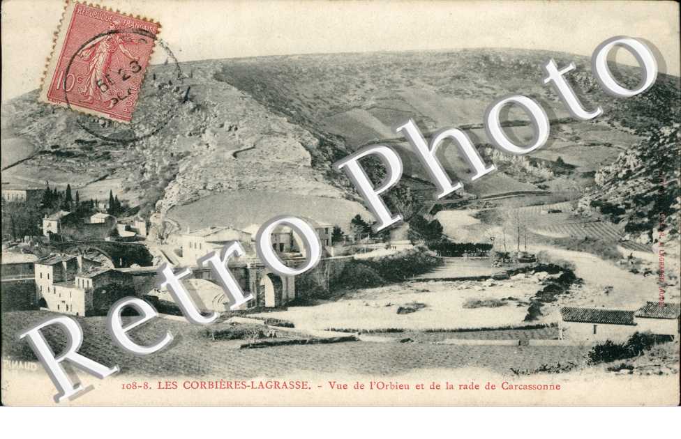 Vue de l'Orbieu et de la rade de Carcassonne
