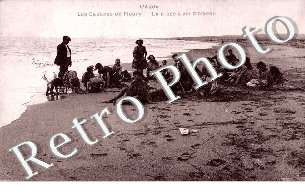 la PLage a Vol d'Oiseau, les Cabanes de Fleury