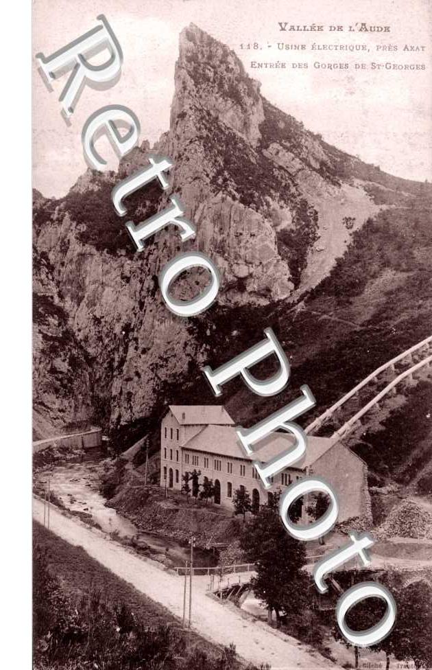 Usine Electrique, Entree des Gorges de Saint-Georges