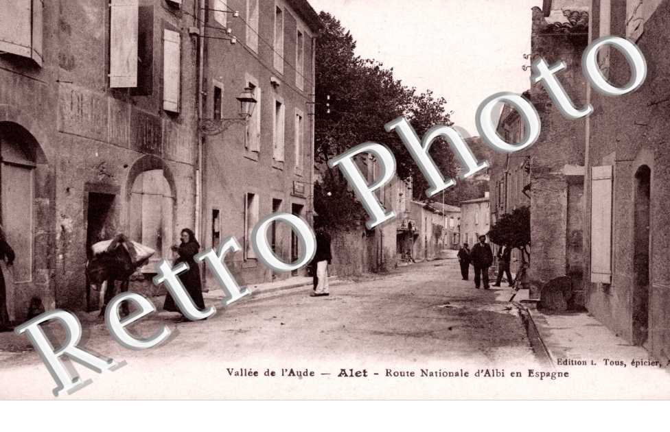 vallee de l'Aude Route nationale d'Albi en Espagne