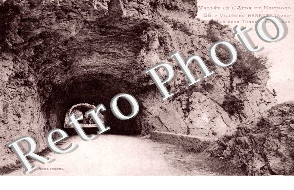 vallee du Rebenty Les deux tunnels de Joucou