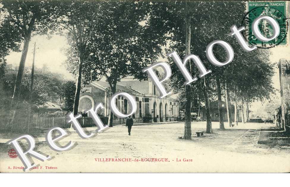Villefranche-de-Rouergue, la Gare