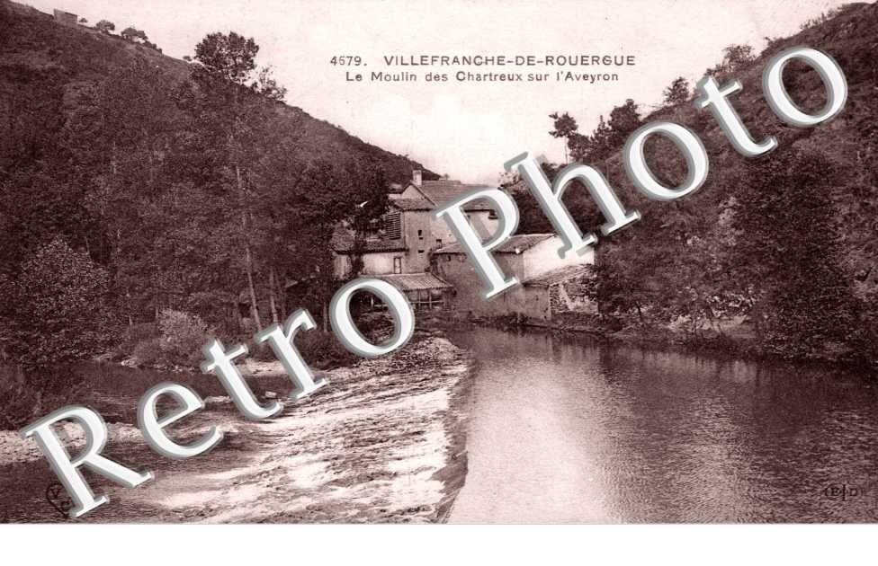les Moulins des Chartreux sur l'Aveyron