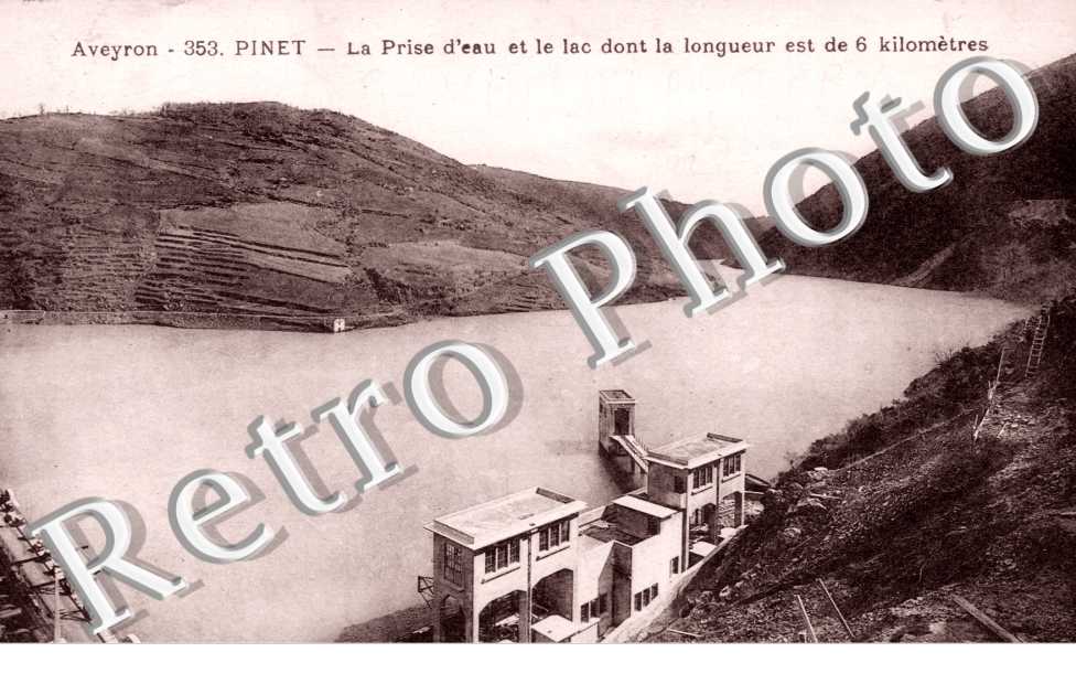 Pinet -   La prise d'eau et le lac