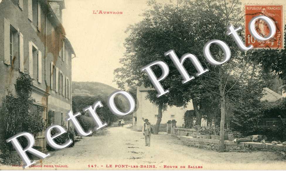 Pont-les-bains -  Route de Salles