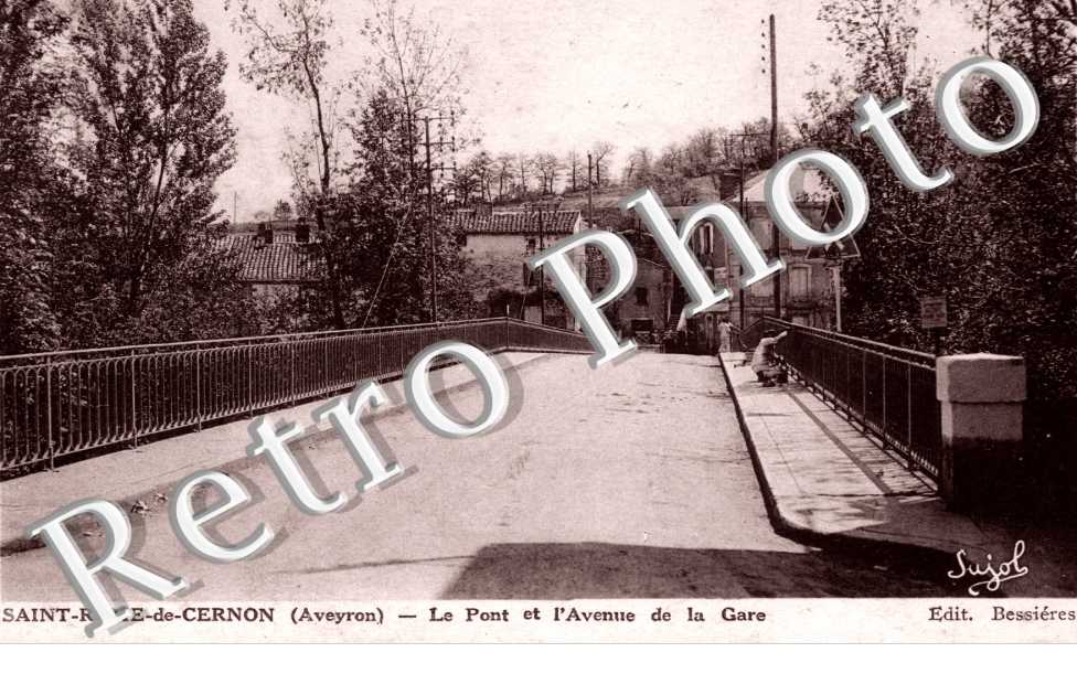 Le pont et l'avenue de la gare