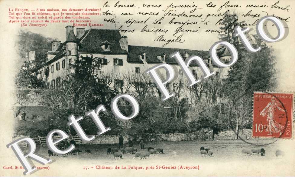 chateau de la falque, pres saint-geniez