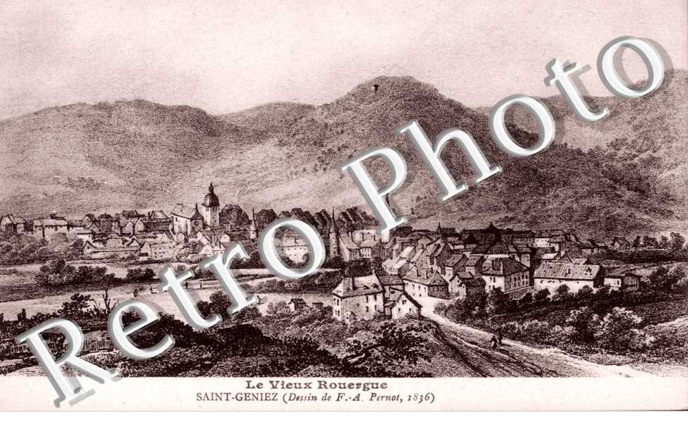 le Vieux Rouergue d'apres dessin de 1836
