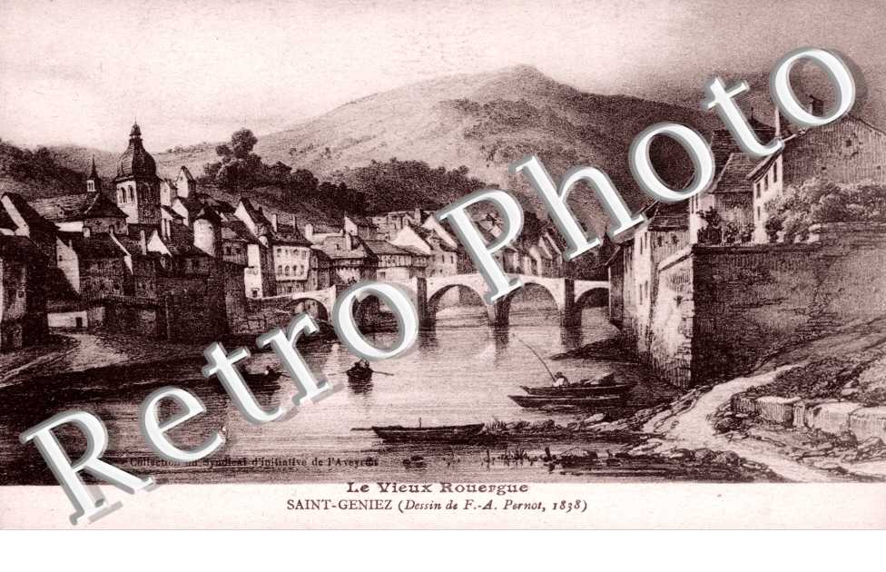 le Vieux Rouergue d'apres dessin de 1838