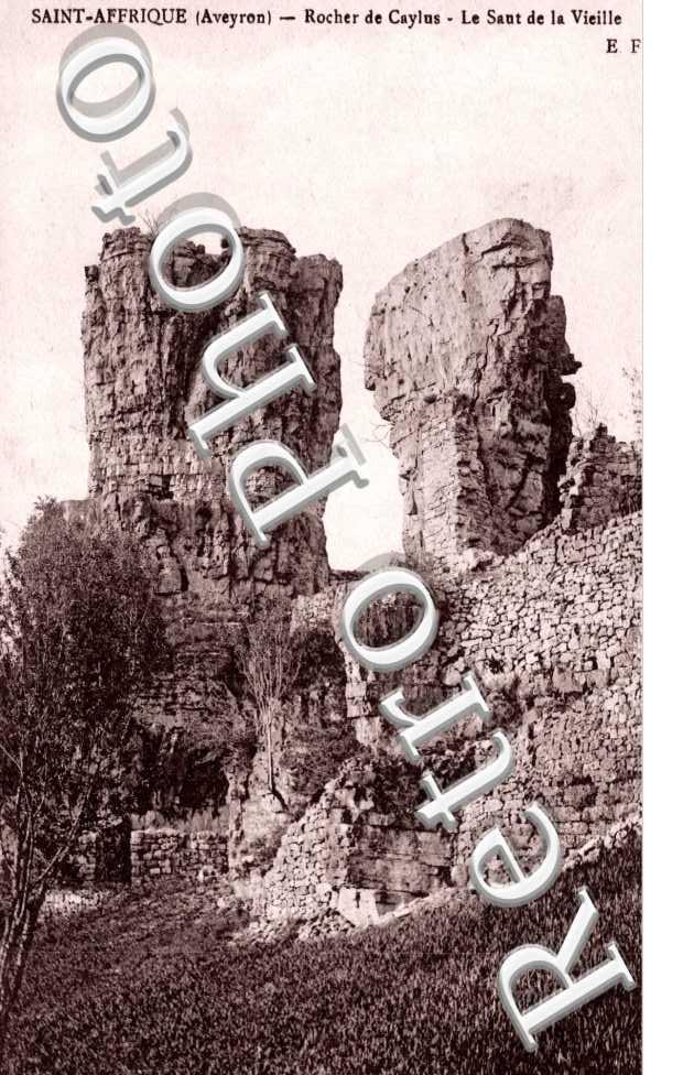 Rocher de Caylus, le Saut de la Vieille
