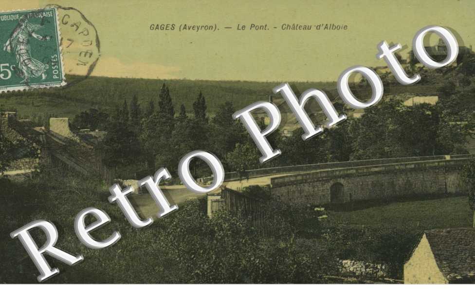 Le pont - Chateau d'alboie