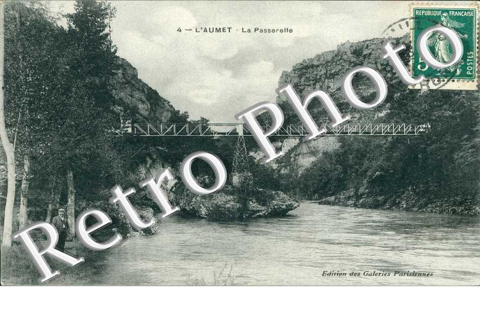 l'Aumet, la Passerelle