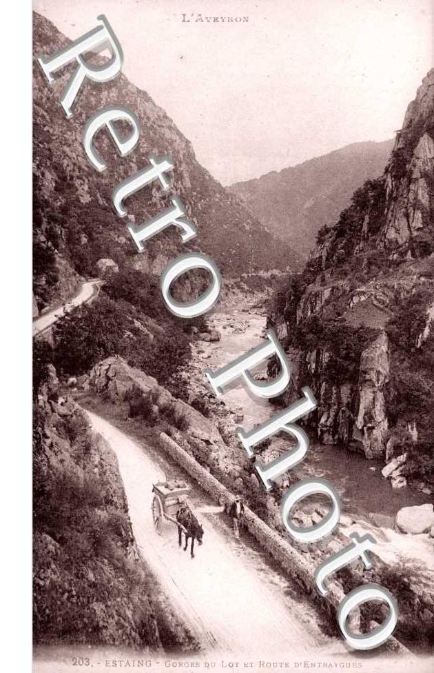 Gorges du Lot et route d'Entraygues
