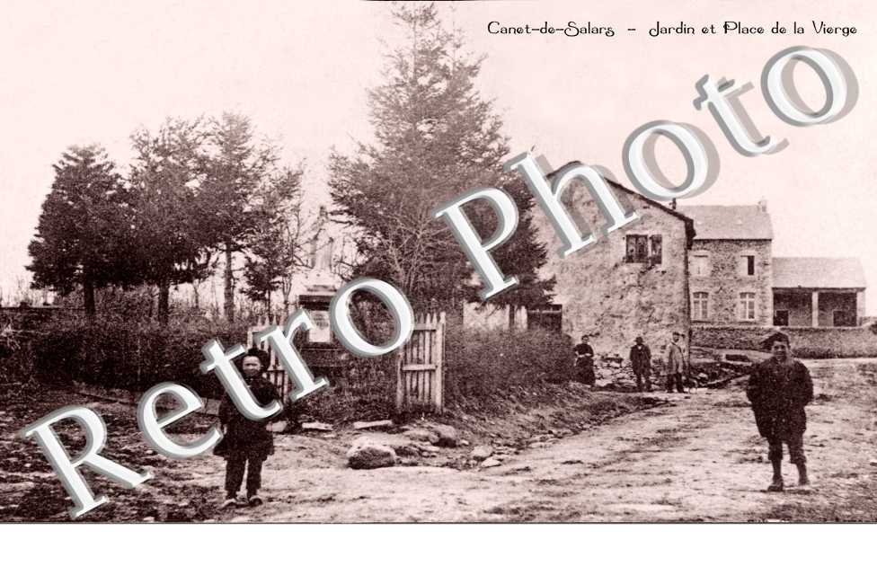 Jardin et place de la vierge -  format 1 maxi