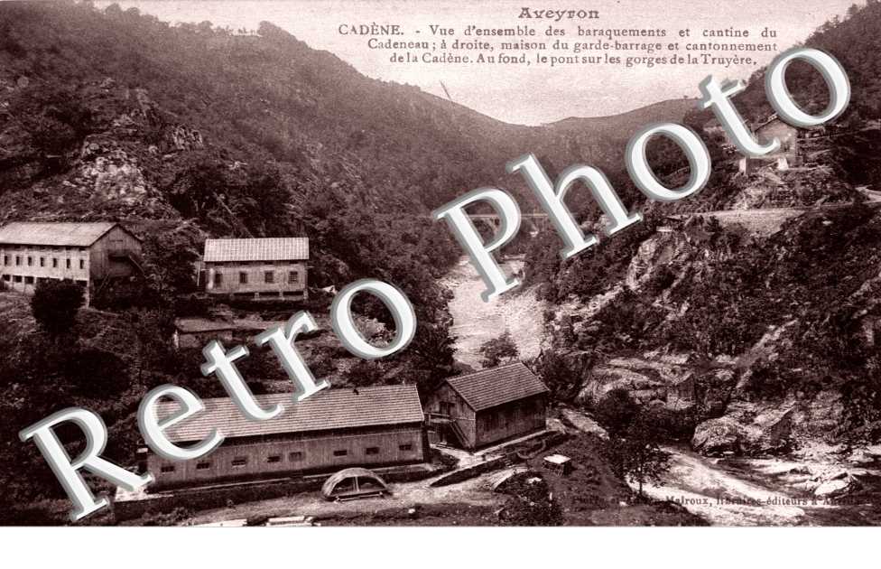 Cadene - vue d'ensemble des baraquements