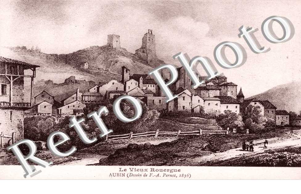 le vieux rouergue (dessin de F.A. Pernot 1836)