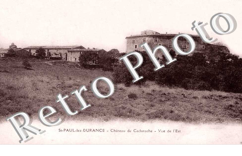 Château de Cadarache - Vue de l'est