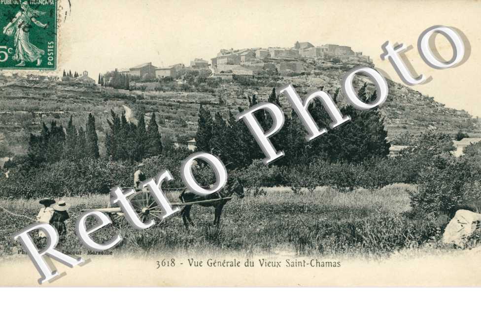 vue generale du vieux saint chamas