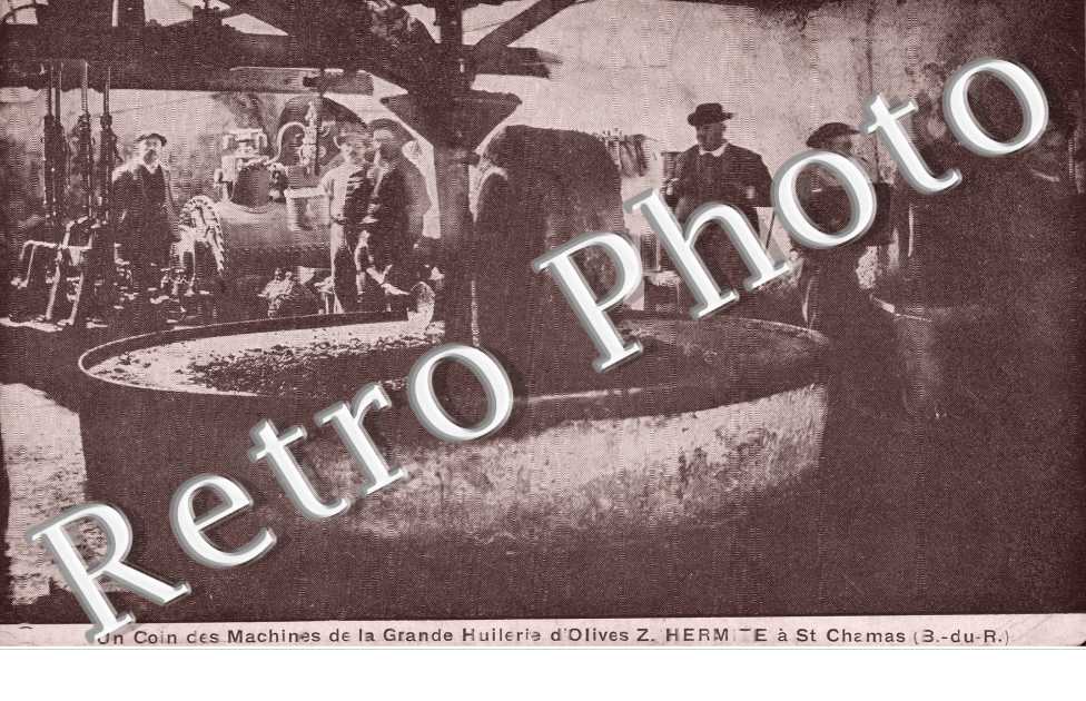 Un coin des machines de la Grande Huilerie d'Olives