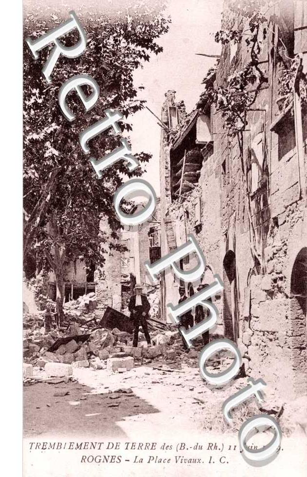Tremblement de terre 1909 - la place Vivaux
