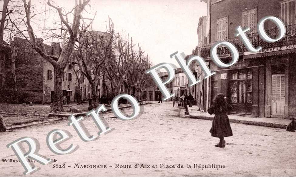 Route d'Aix et place de la Republique