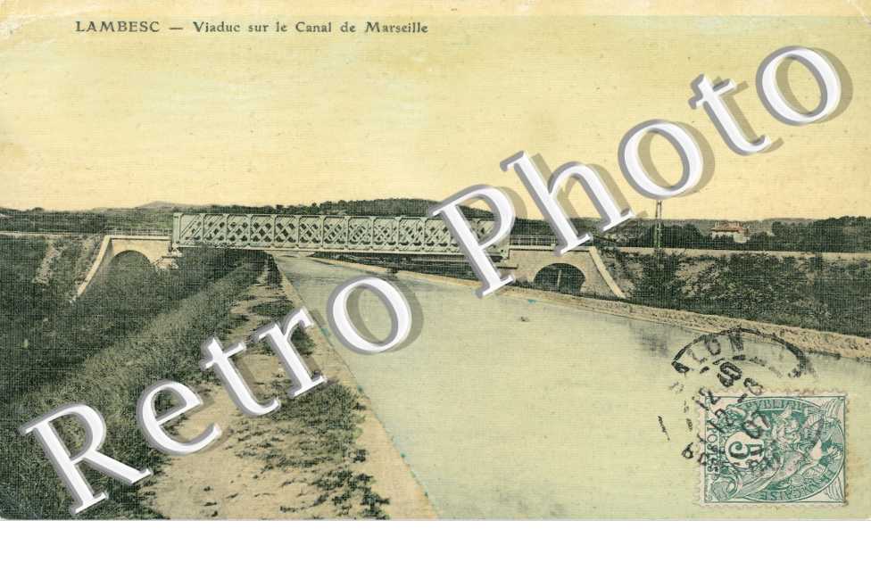 Viaduc sur le canal de marseille