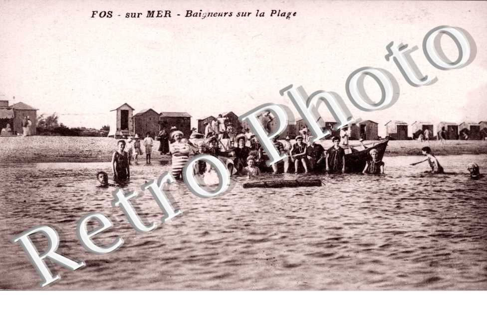 Baigneurs sur la plage